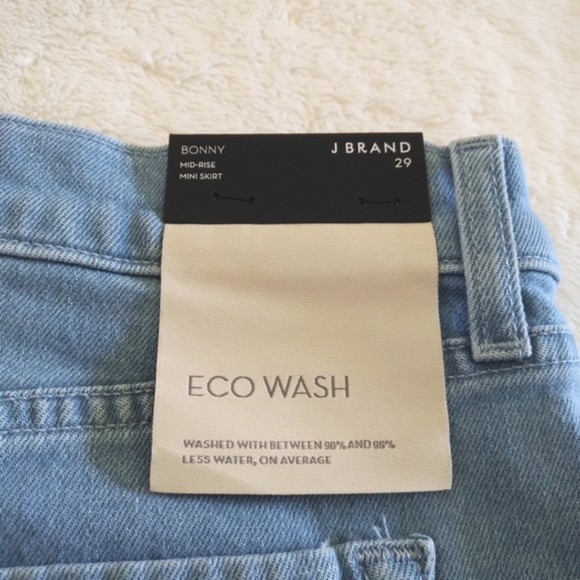 J Brand "Bonny" Raw Hem Mini Skirt - NWT - Picture 9 of 16